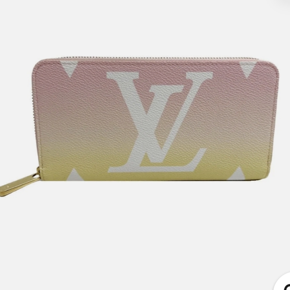 Louis Vuitton Pink and Yellow Gradient Wallet